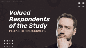 What Is Respondents Of The Study